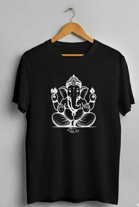 The Lord Ganesha T-Shirt 180 GSM DTG Print T-shirt